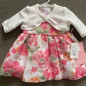 Petit Frais 6 month floral Easter dress